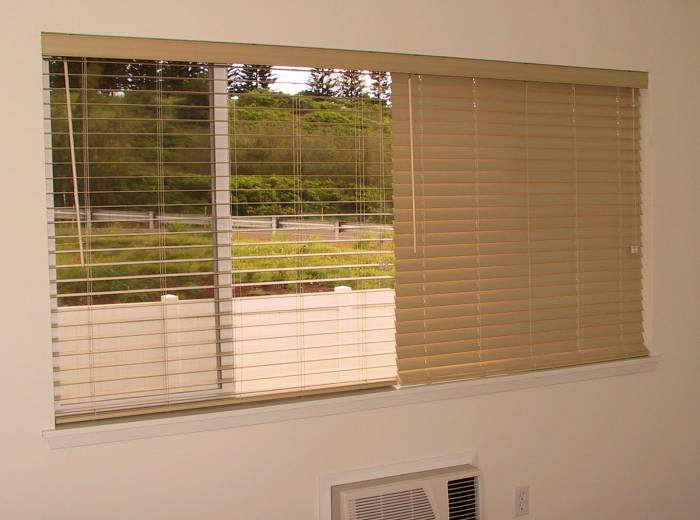 faux wood blinds - Napili